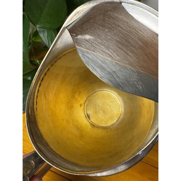 Vintage Silver-Plated Water Pitcher | Hotel Silver Style | Mid-Century Barware - Picture 6 of 7